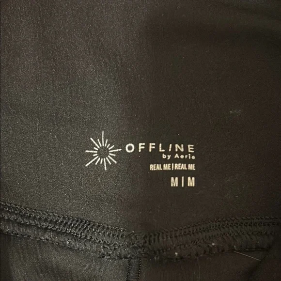 Aerie crossover black athletic shorts - Picture 3 of 6